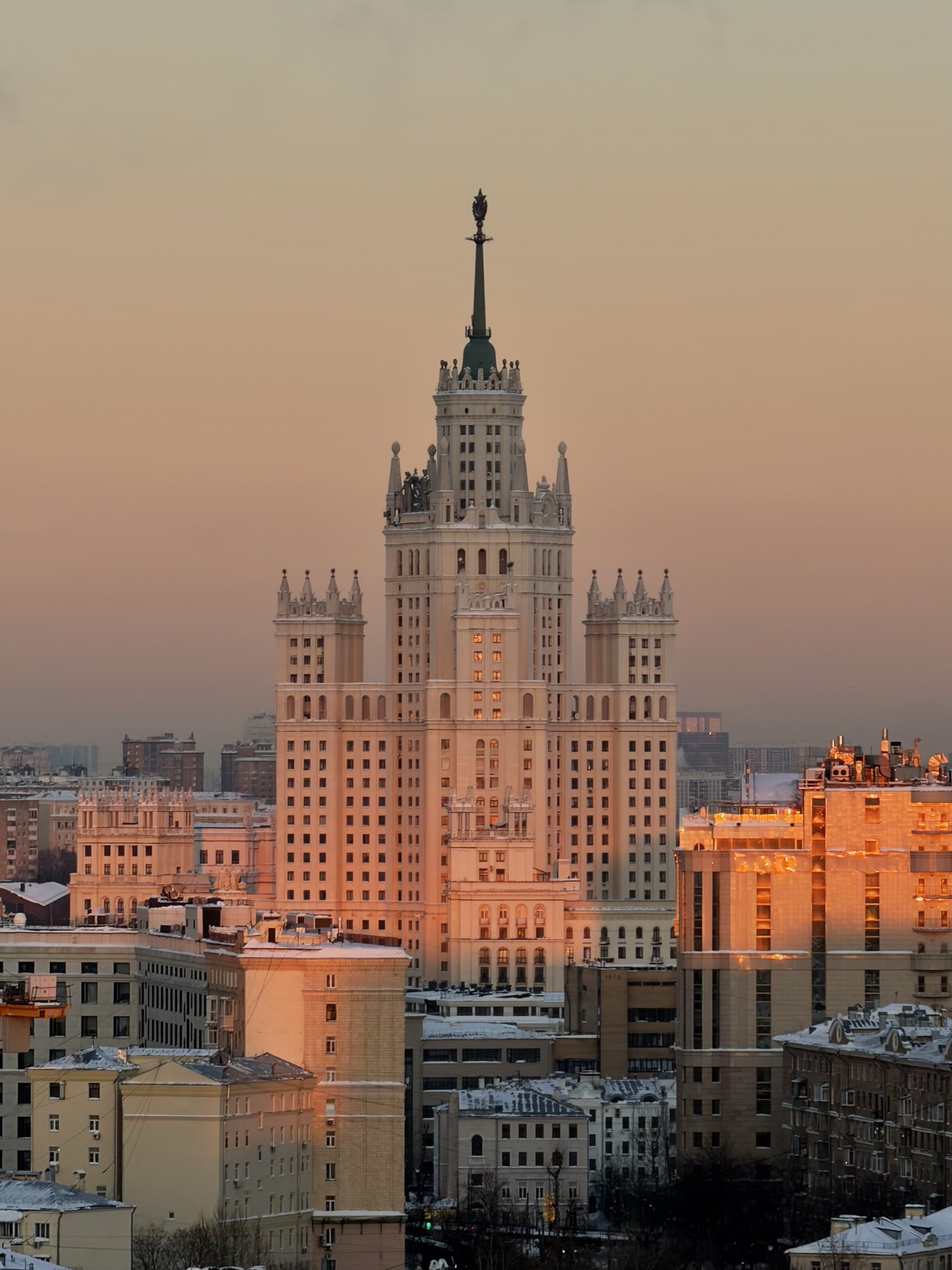 Закат над Москвой